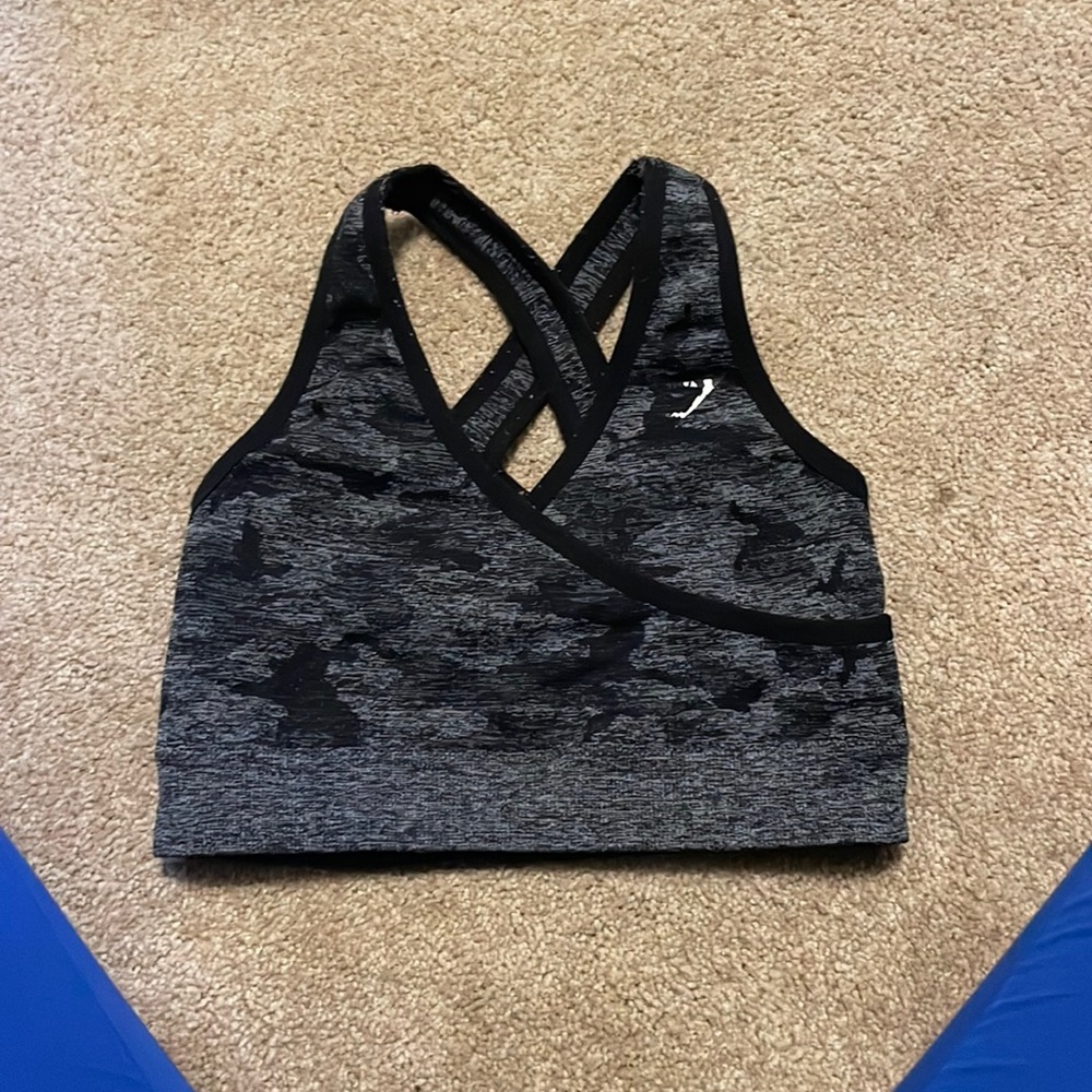 Gymshark camo sports bra